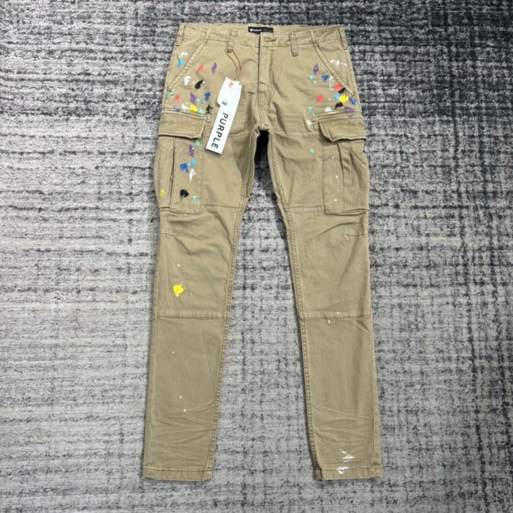 selling these purple brand cargo pants size 38